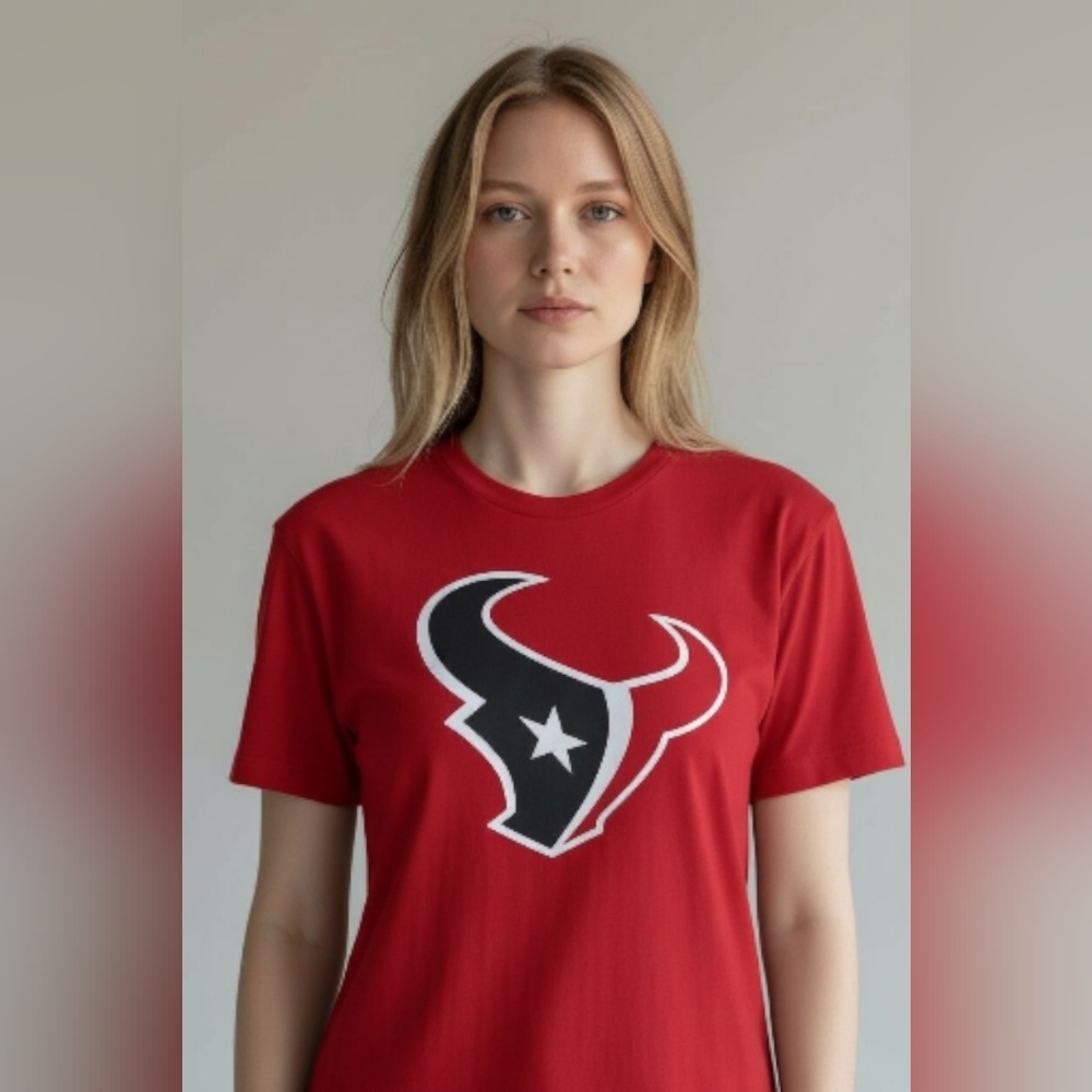 Houston Texans Women's Size Small Nfl Football New With Tags Team Wear Shirt